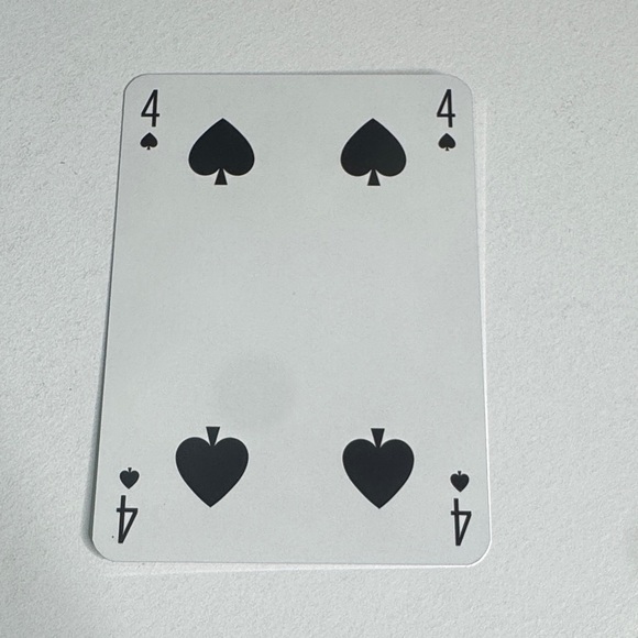 Louis Vuitton Playing Card - 4 Black Spade